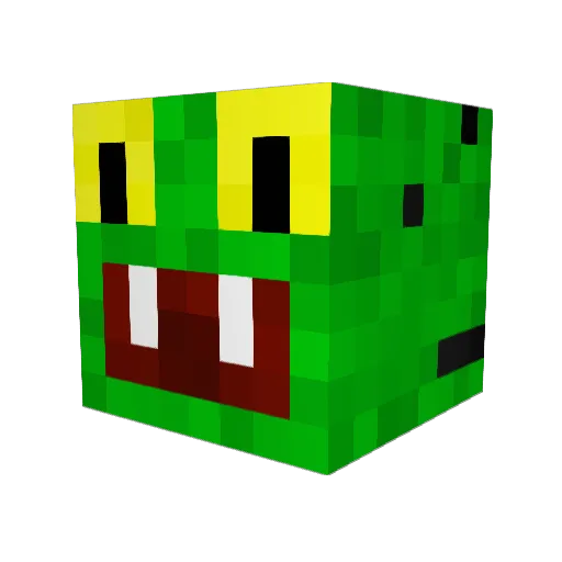 Coolsnake500 Minecraft avatar head, 3D render