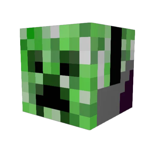 Coolway99 Minecraft avatar head, 3D render