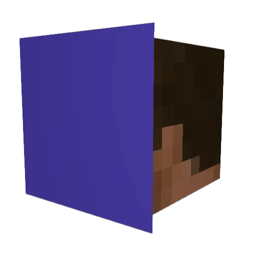 Coolwray Minecraft avatar head, 3D render