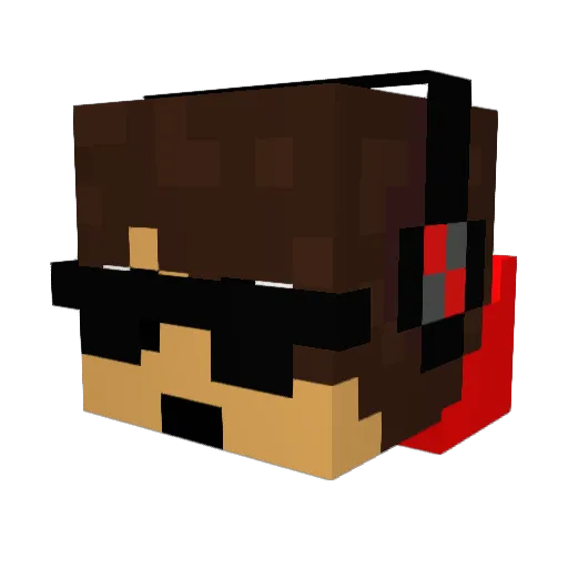 Cooneyy Minecraft avatar head, 3D render