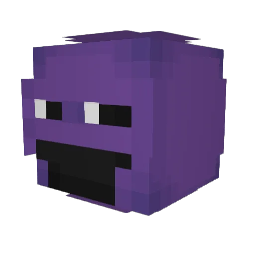 Coopab777 Minecraft avatar head, 3D render