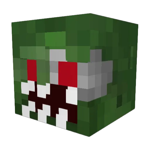 Coopaloop29 Minecraft avatar head, 3D render