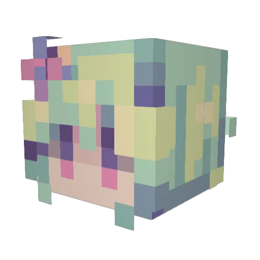 Cooper143 Minecraft avatar head, 3D render