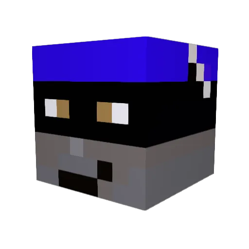 Cooper2341 Minecraft avatar head, 3D render