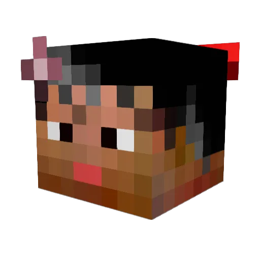 Cooper3023 Minecraft avatar head, 3D render