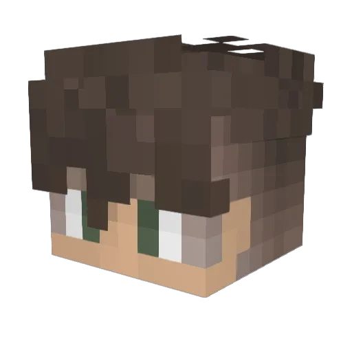 CooperTrooper117 Minecraft avatar head, 3D render