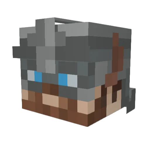 Coopergd Minecraft avatar head, 3D render