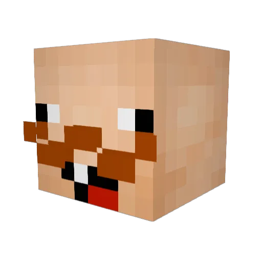 Cooperson676 Minecraft avatar head, 3D render