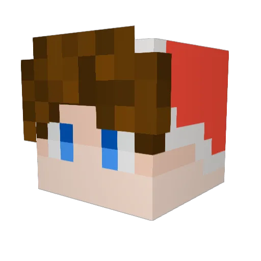 CoopertsYT Minecraft avatar head, 3D render