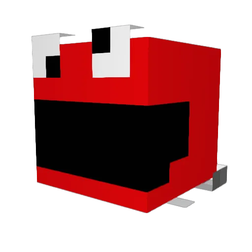 Coopster12 Minecraft avatar head, 3D render