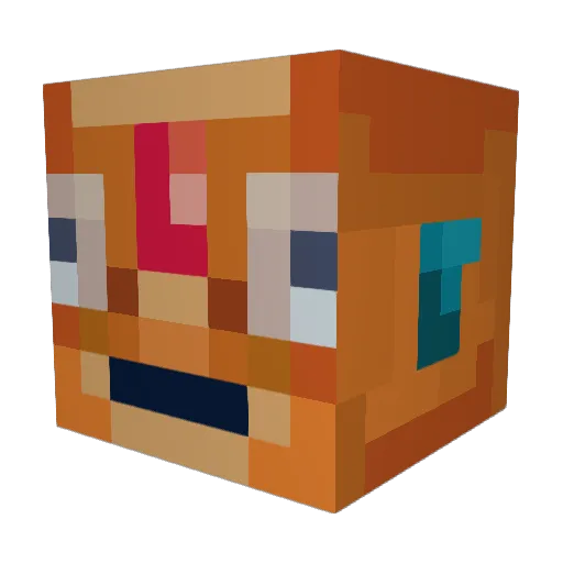 Copecanada95 Minecraft avatar head, 3D render