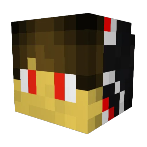 Copeylinn Minecraft avatar head, 3D render