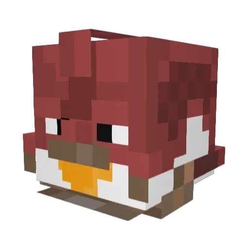 CopiGeddon Minecraft avatar head, 3D render