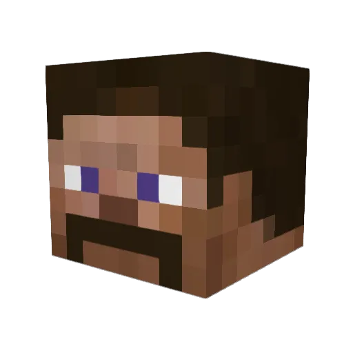 Copo_ Minecraft avatar head, 3D render