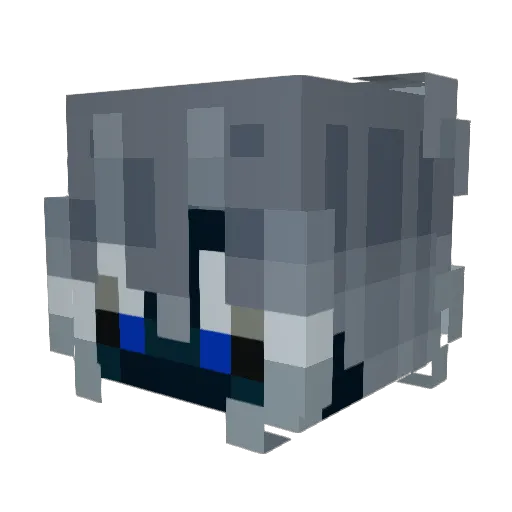 CopperAmoeba06 Minecraft avatar head, 3D render