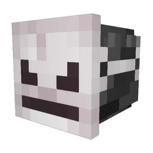 CopperVixo_ Minecraft avatar head, 3D render