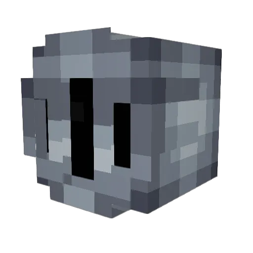 CopperX15 Minecraft avatar head, 3D render