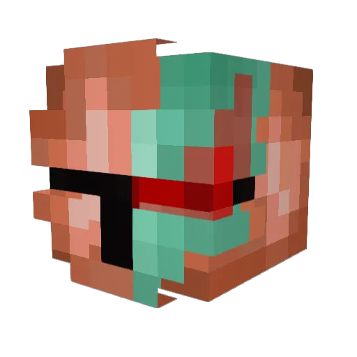 Copper_Sentinal Minecraft avatar head, 3D render