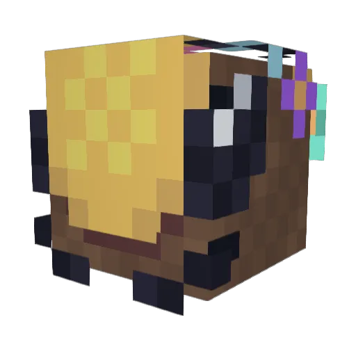 Coppergrim Minecraft avatar head, 3D render