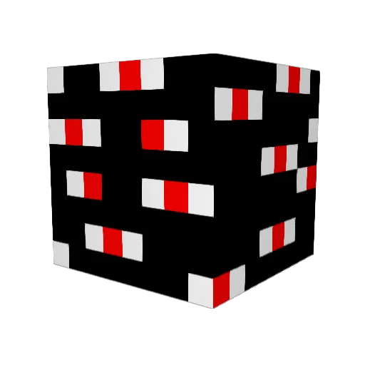 CopriComa Minecraft avatar head, 3D render