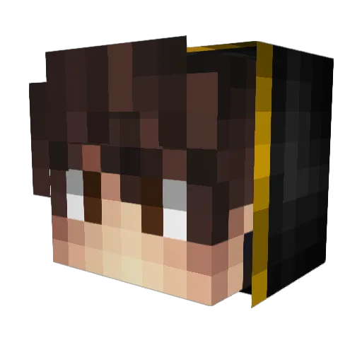CopsToxic Minecraft avatar head, 3D render