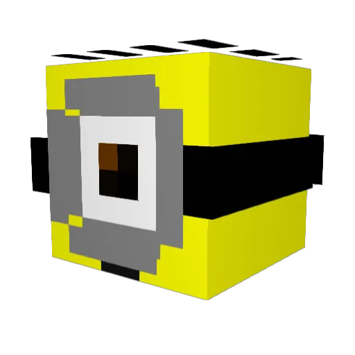 CopterDaddy Minecraft avatar head, 3D render