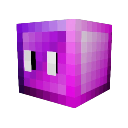 Copy9 Minecraft avatar head, 3D render