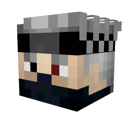 CopyCatSTR Minecraft avatar head, 3D render