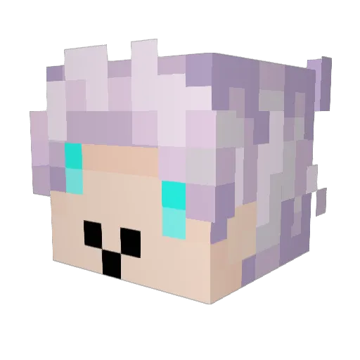 CopyrightStrike Minecraft avatar head, 3D render