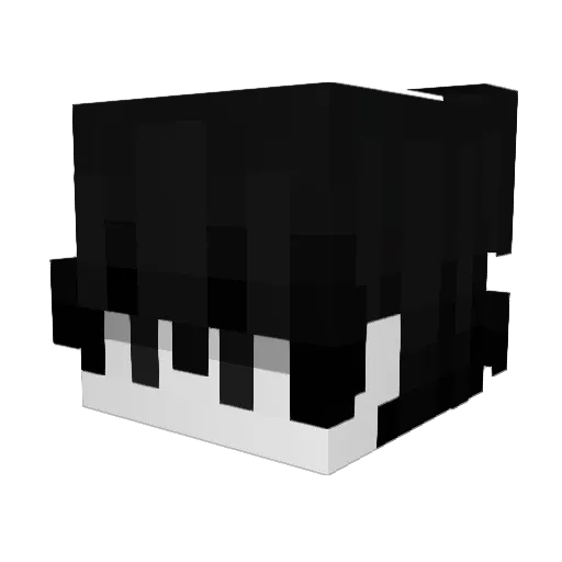 Coquitox2_ Minecraft avatar head, 3D render