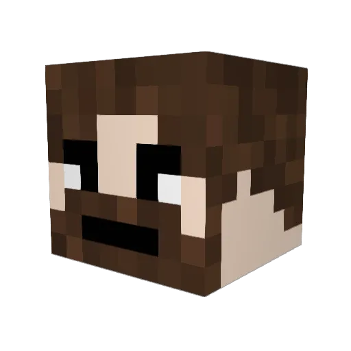 Cor_ned_Beef Minecraft avatar head, 3D render