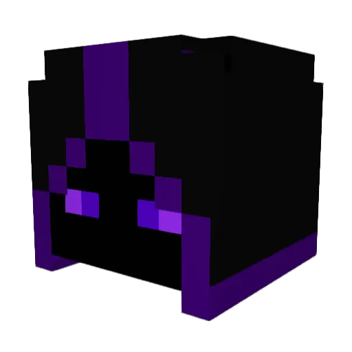 CoralWorld Minecraft avatar head, 3D render
