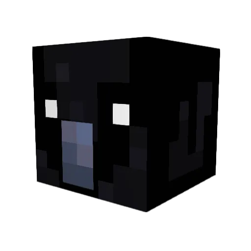 Corax_Voron Minecraft avatar head, 3D render