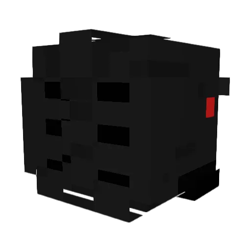 Corbexe Minecraft avatar head, 3D render