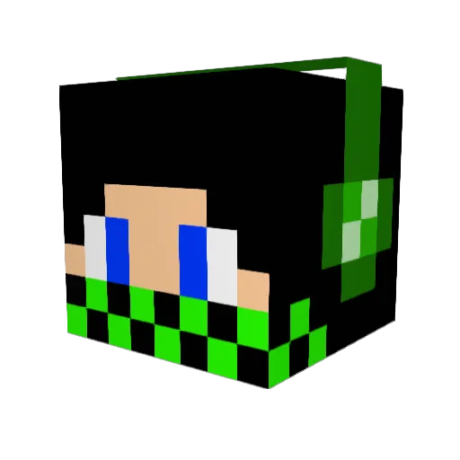 Corbi_cz Minecraft avatar head, 3D render