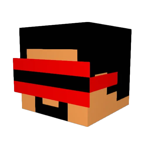 Corbin96 Minecraft avatar head, 3D render