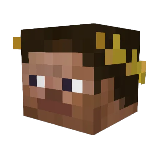 CorderoMC Minecraft avatar head, 3D render