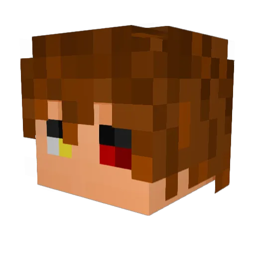 Cordo__ Minecraft avatar head, 3D render