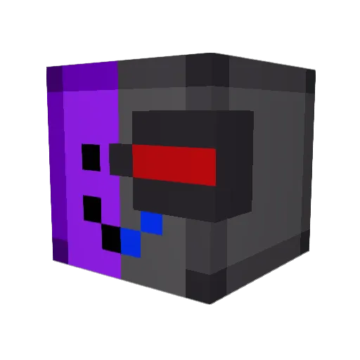CoreAlt Minecraft avatar head, 3D render