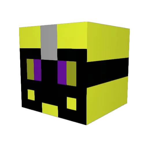 CoreCord Minecraft avatar head, 3D render