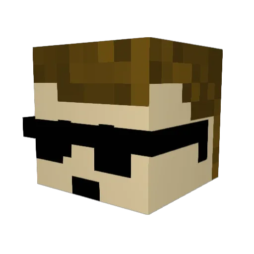 CoreDestroyer Minecraft avatar head, 3D render