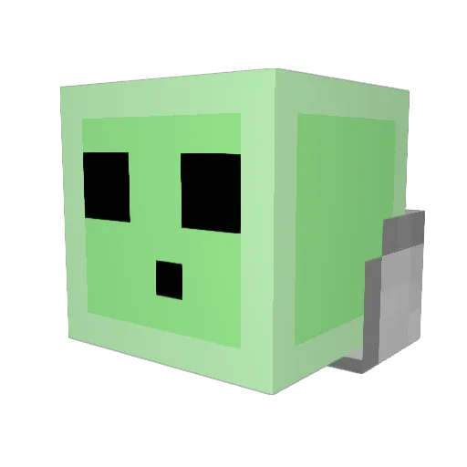Core_Play Minecraft avatar head, 3D render