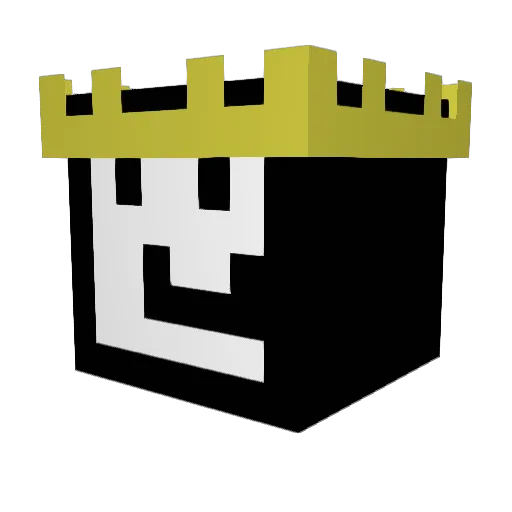 Corechop Minecraft avatar head, 3D render