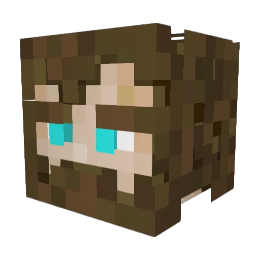 CorenAlbrich Minecraft avatar head, 3D render