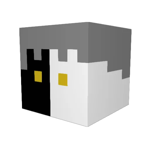 CorentinBoss77 Minecraft avatar head, 3D render
