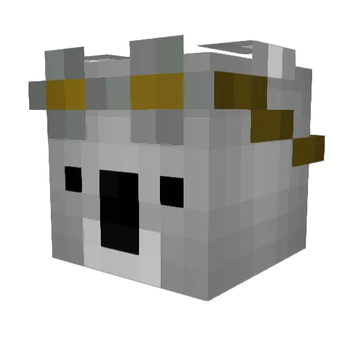 Corentin_RT2ALT Minecraft avatar head, 3D render