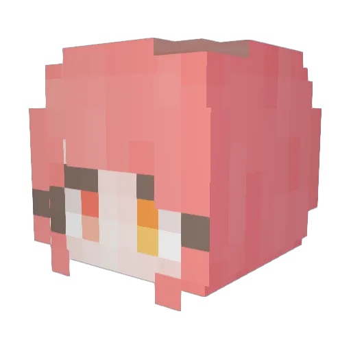 Corey1027 Minecraft avatar head, 3D render