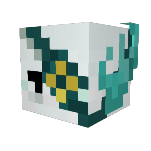 CoreyKalier Minecraft avatar head, 3D render