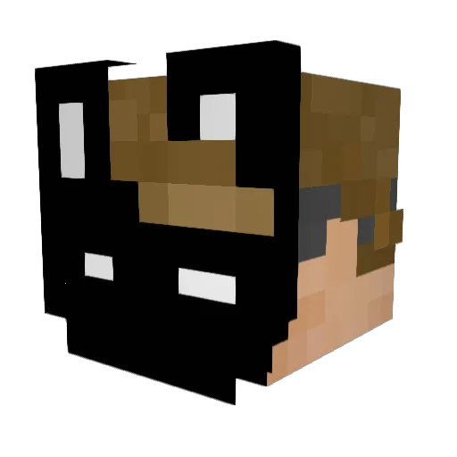 CoreyTheActor Minecraft avatar head, 3D render