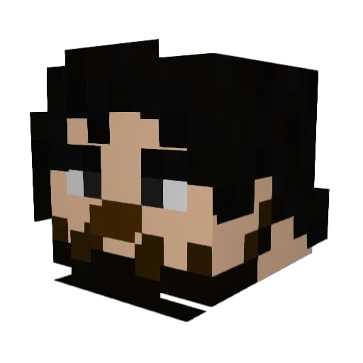 Corey_p07 Minecraft avatar head, 3D render